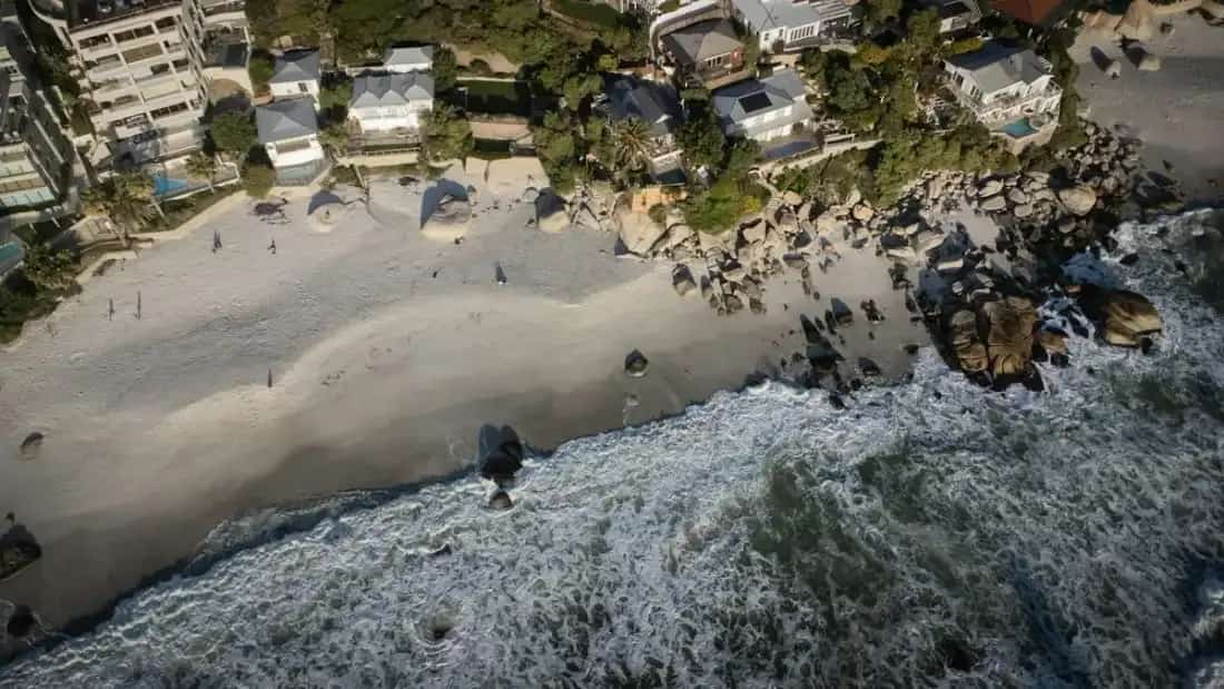 Beach with houses